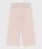 Pantaloni a gamba ampia in velluto bambino GESSO
