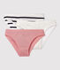 Confezione da 3 slip in cotone leggero Donna