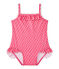 Costume da bagno bebé bambina a pois rosa PETUNIA/bianco MARSHMALLO