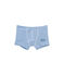 Boxer garçon rayé milleraies blu ALASKA/bianco ECUME