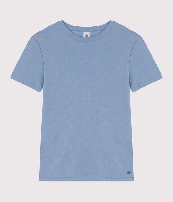 T-shirt L'ICONIQUE girocollo in cotone Donna blu AZUL
