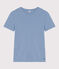 T-shirt L'ICONIQUE girocollo in cotone Donna blu AZUL