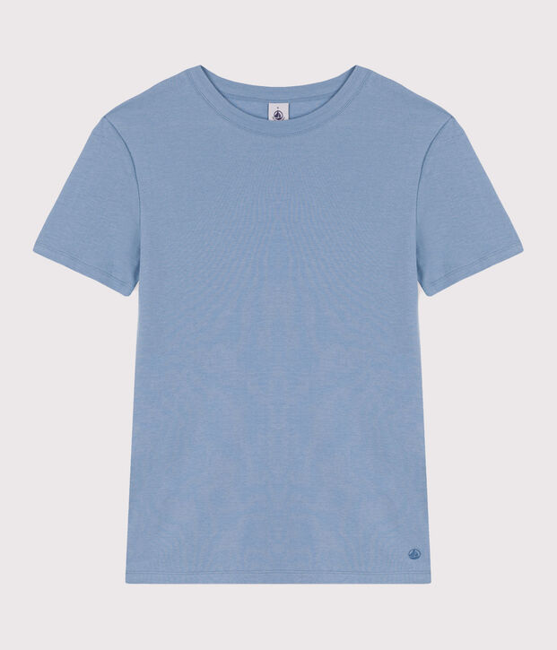 T-shirt L'ICONIQUE girocollo in cotone Donna blu