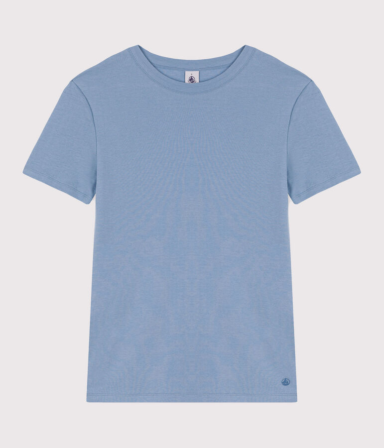 T-shirt L'ICONIQUE girocollo in cotone Donna blu