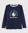 T-shirt sportiva bambina blu SMOKING