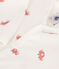 Pigiama senza piedini in cotone con granchi neonato bianco MARSHMALLOW/bianco MULTICO