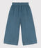 Pantaloni in velluto fine bambina blu ROVER