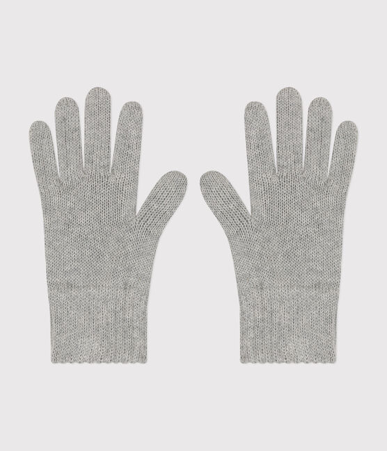Guanti lavorati a maglia bambino grigio CHATON CHINE