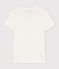 T-shirt girocollo serigrafia in cotone Donna bianco MARSHMALLOW