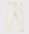 Pantalone bebè femmina fantasia bianco MARSHMALLOW/bianco MULTICO