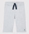 Bermuda in jersey bambino grigio POUSSIERE CHINE