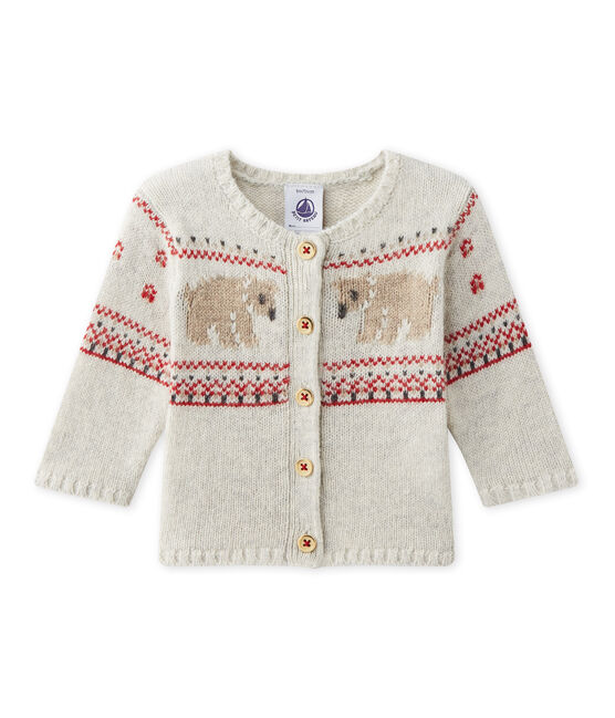 Cardigan per bebè tricot grigio MONTELIMAR CHINE