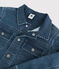 Giacca in denim biologico bambina/bambino blu DENIM BLEU DELAVE