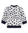 Felpa bebè unisex Jean Jullien bianco MARSHMALLOW/ DOTTIES