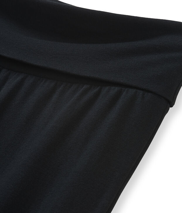 Pantalone donna in maglia nero