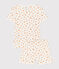 Pigiama corto bambina in cotone motivo orangettes bianco MARSHMALLOW/bianco MULTICO