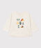 T-shirt a maniche lunghe in tubique per bebè beige MONTELIMAR CHINE