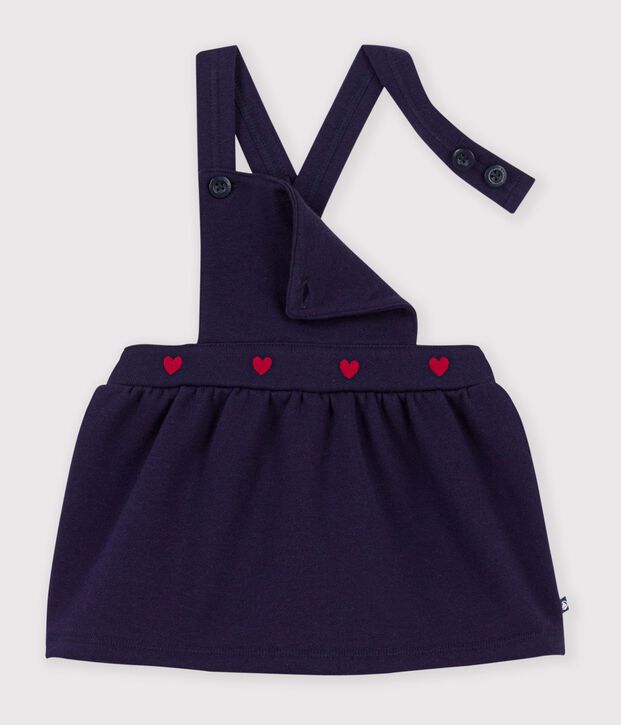 Abito senza maniche in cotone con cuori ricamati neonata SOIR