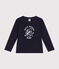 T-shirt a maniche lunghe in jersey sottile bambino blu SMOKING