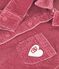 Camicia in velluto tinta unita bambino. rosa