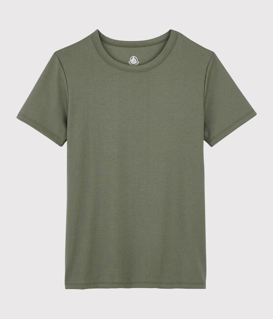 T-shirt in cotone Sea Island donna marrone LITOP