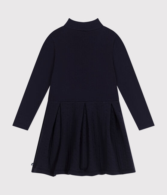 Abiti maniche lunghe tinta unita bambina blu SMOKING