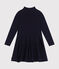 Abiti maniche lunghe tinta unita bambina blu SMOKING