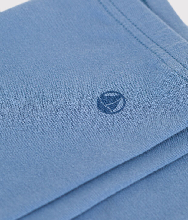 Jeggings bambina in jersey elasticizzato blu