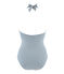 Costume intero donna verde PINEDE/bianco MARSHMALLOW