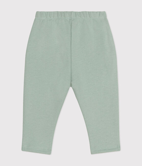 Pantaloni in tessuto felpato per bebè verde HERBIER