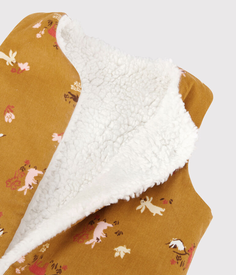 Gil&egrave; reversibile beb&egrave;. giallo/multicolore