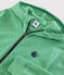 Felpa con zip e cappuccio in cotone bambino verde ALOEVERA