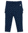 Legging bambina fantasia blu HADDOCK/bianco MULTICO