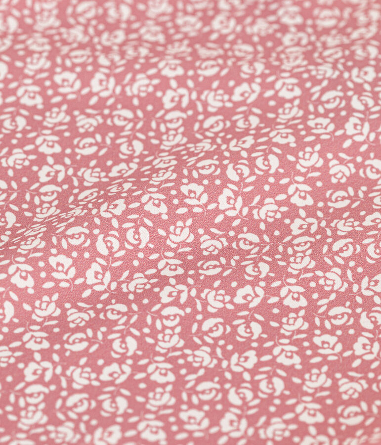 Costume da bagno intero con stampa bambina rosa/bianco