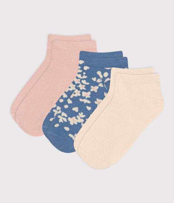 3 paia di calzini bambino in cotone a fiori variante 1