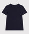 T-shirt donna Le Droit in cotone tinta unita blu SMOKING