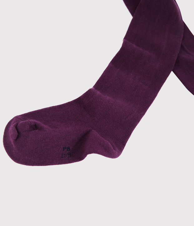 Collant bambina viola