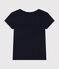T-shirt Le Droit girocollo in lino donna blu SMOKING