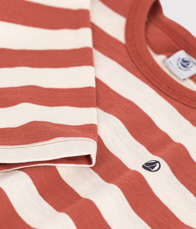 T-shirt a maniche lunghe in cotone bambino FAMEUX/ AVALANCHE