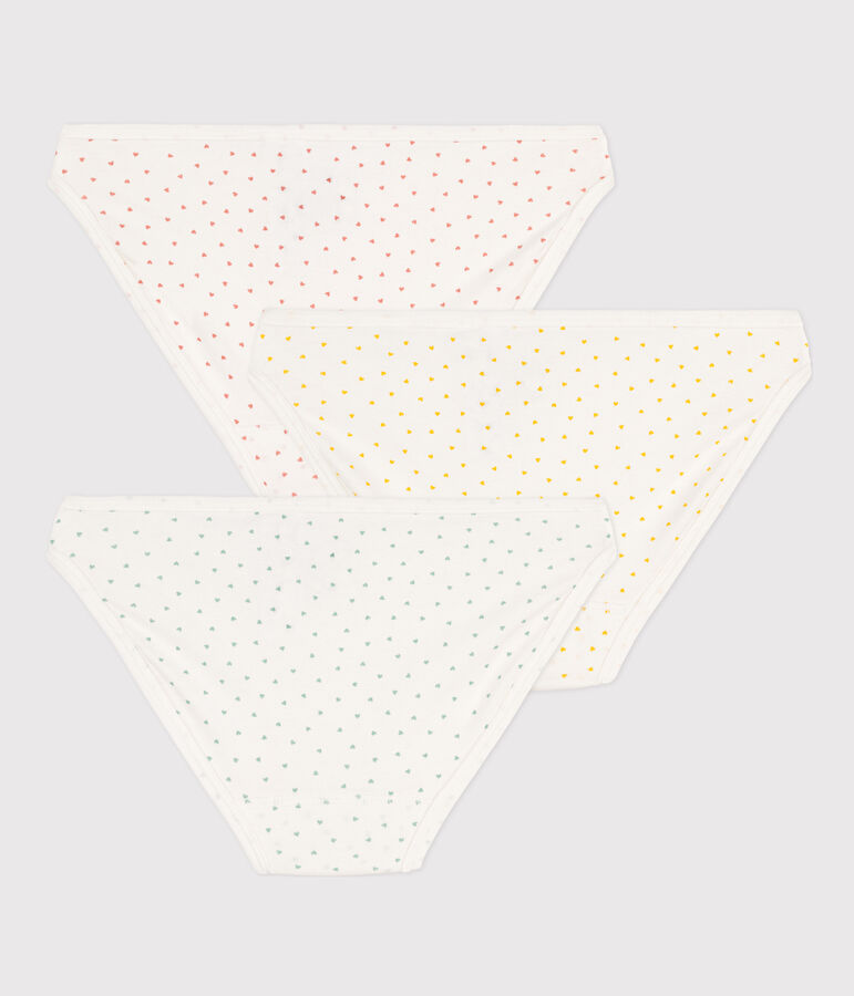 Confezione da 3 slip in cotone donna multicolore