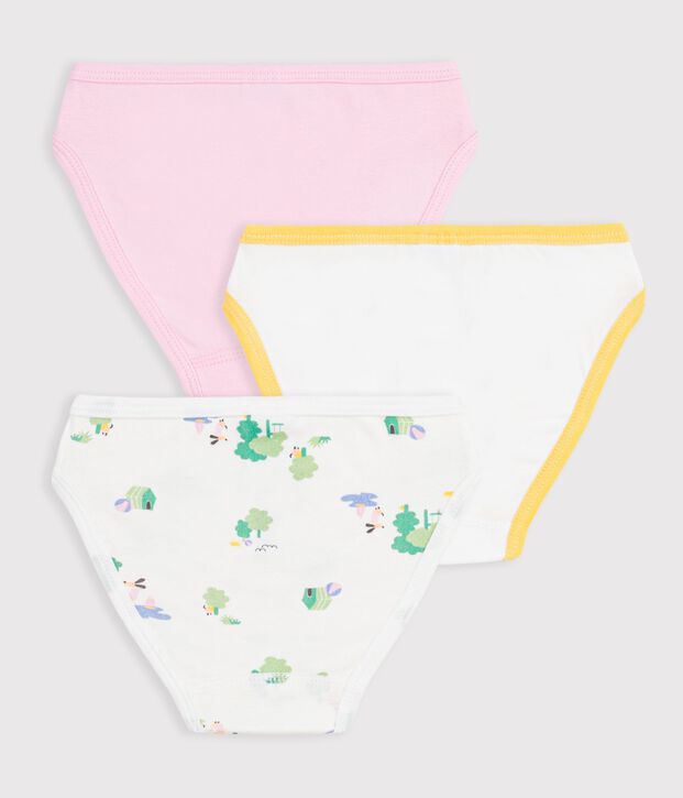 Lot de 3 culottes en coton multicolore