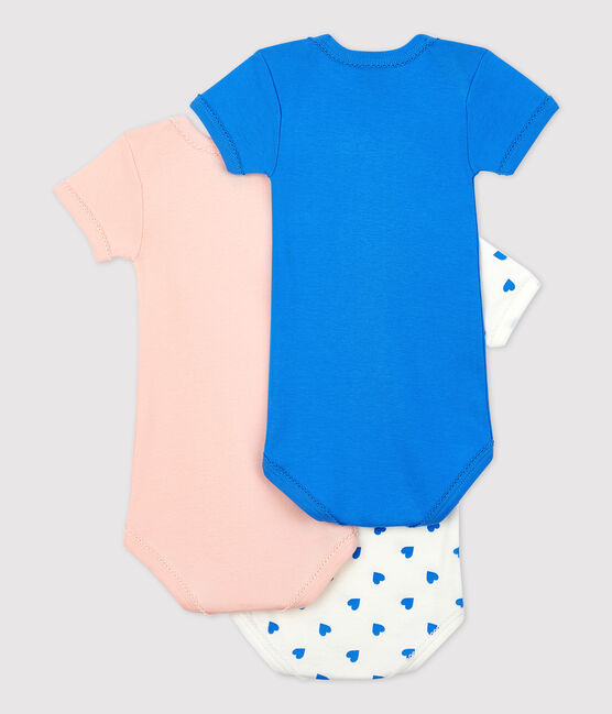 Confezione da 3 body con cuori a manica corta variante 1
