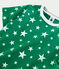 Pigiama corto verde a stelle bambino in cotone verde GAZON/bianco ECUME