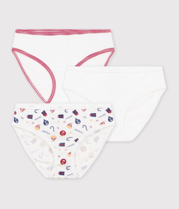 Lot de 3 culottes  en coton multicolore