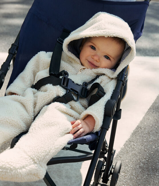 Tutina in sherpa neonato ecru AVALANCHE