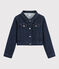 Giacca in denim bambina blu DENIM BLEU FONCE