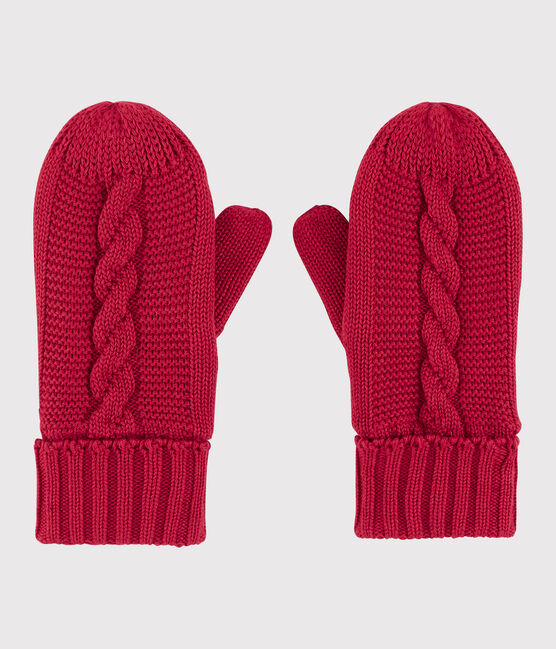 Muffole bambina/bambino rosso TERKUIT