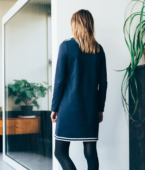 abito taglio dritto donna blu SMOKING