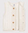 Gilet senza maniche in tubique bambino unisex beige MONTELIMAR CHINE
