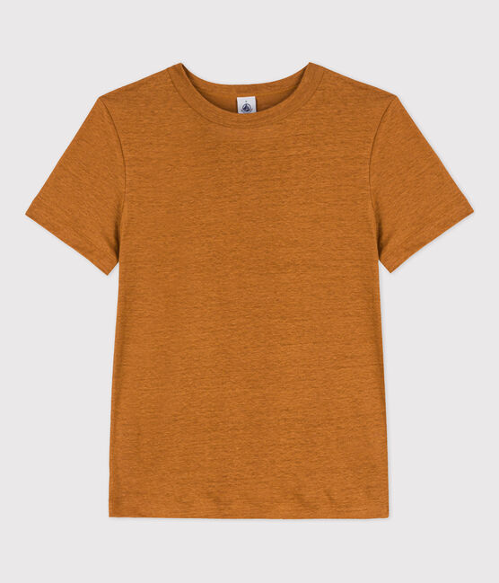 T-shirt L'ICONIQUE in lino Donna marrone TOAST